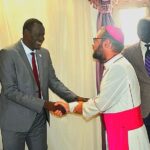 Bishop Carlassare Discusses Church Development Plans with Unity State Governor