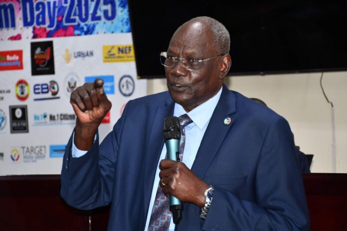 South Sudan’s Minister of Information, Communication, Technology, and Postal Services, Michael Makuei Lueth,