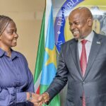 Vice President Benjamin Bol Mel Meets Senior Presidential Envoy Adut Salva Kiir