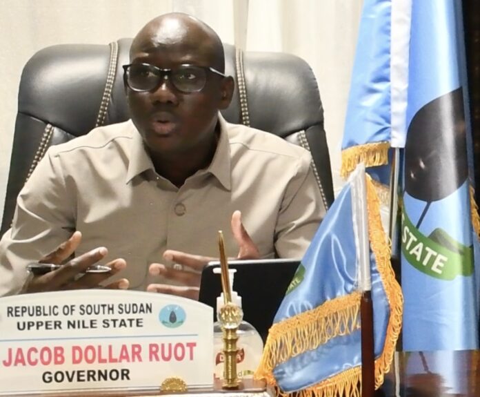 The Governor of Upper Nile State, Jacob Dollar Ruot