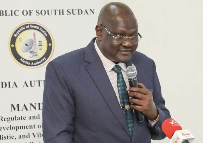 South Sudan National Minister of ICT & Postal Services , Hon. Ateny Wek Awek
